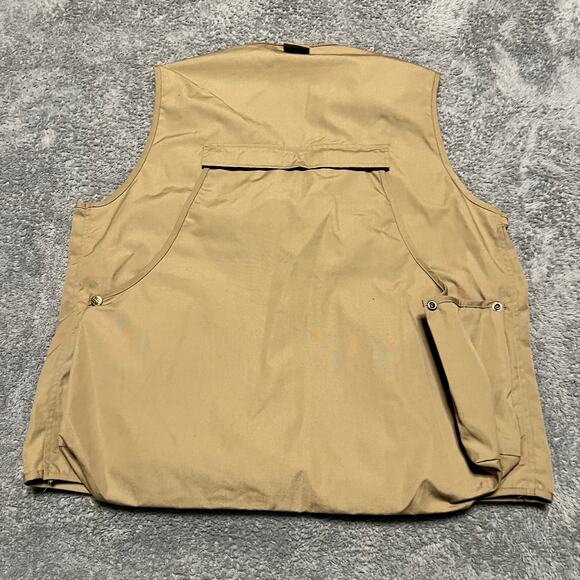 Columbia Vest Mens Large Hunting Fishing Brown Vintage Pockets - Picture 2 of 6